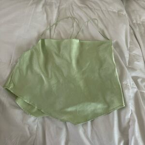 Green Silk Boutique Top
